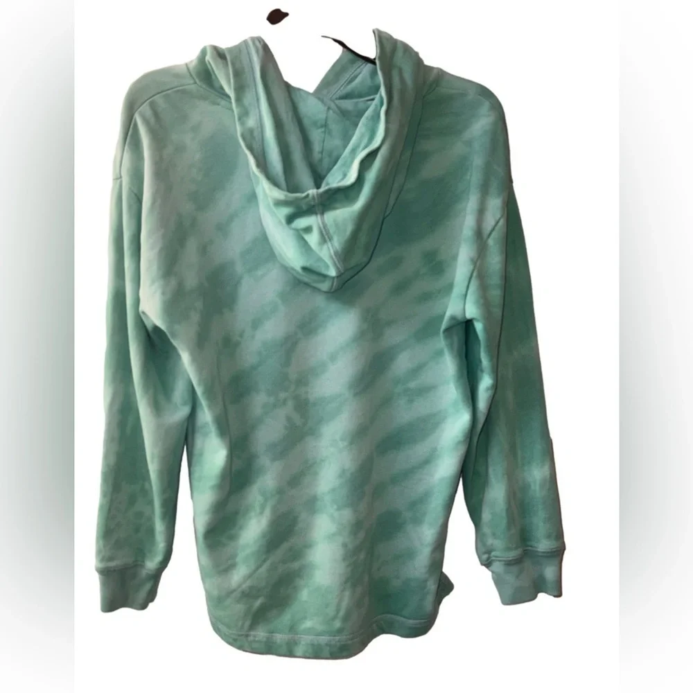 Gap Kids Oversized Hoodie Varsity Green Tie Die Size 14-16.    Adult M.  Unisex